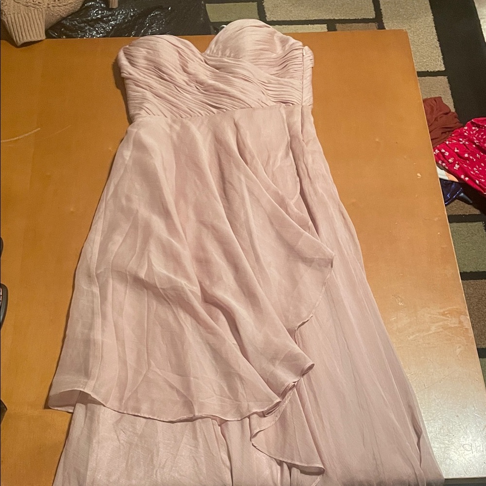 ASOS Strapless Blush Dress